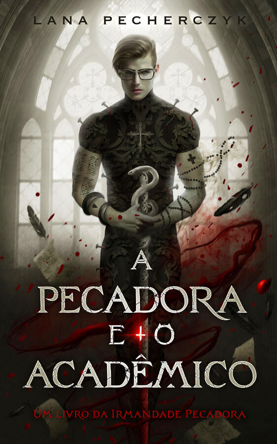 Capa do livro A Pecadora e o Acadêmico