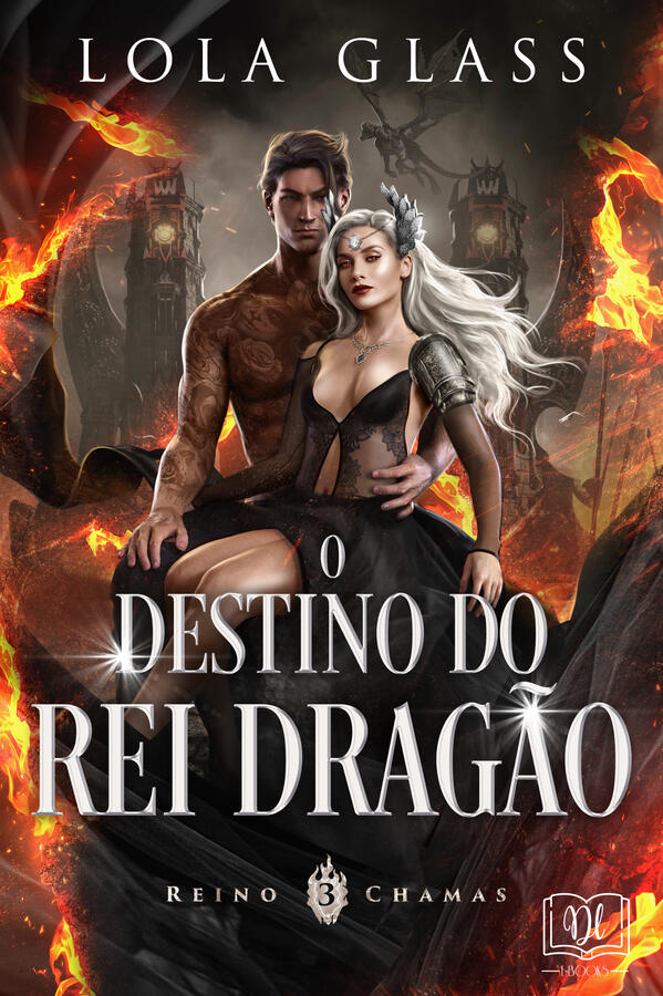 Capa do livro O Destino do Rei Dragão